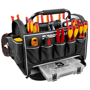 18 in. Contractor's Tote Bag with Parts Bin