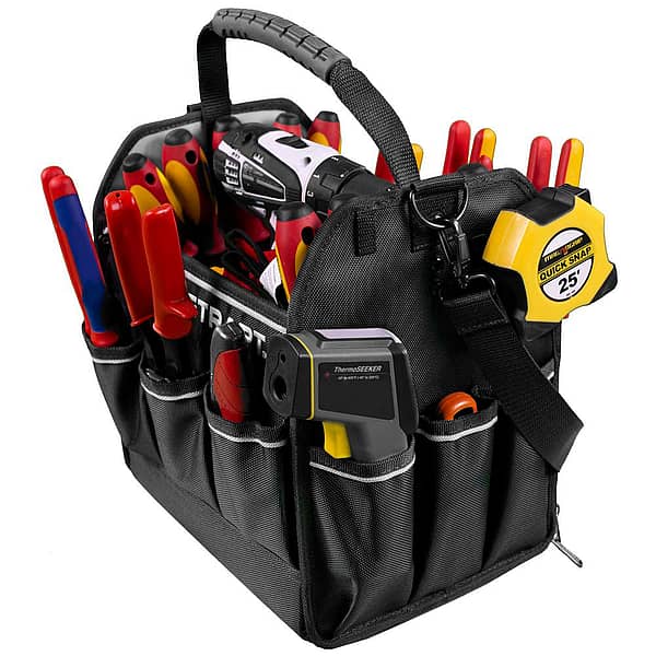 12" Tote Bag side w/ tools