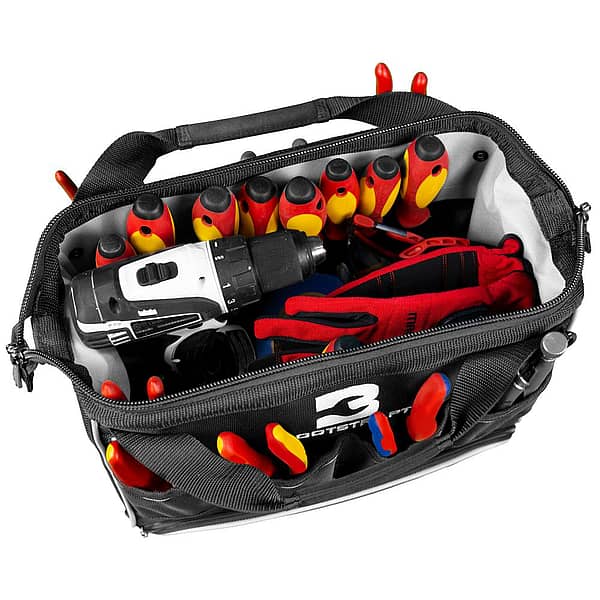 tool bag top with tools