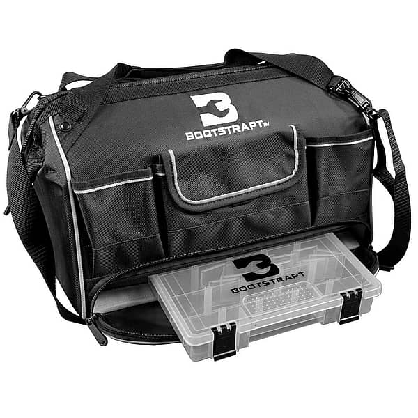 16 in. Large Mouth Tool Bag with Parts Bin